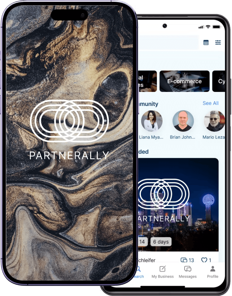 PartnerAlly mobile app screenshots